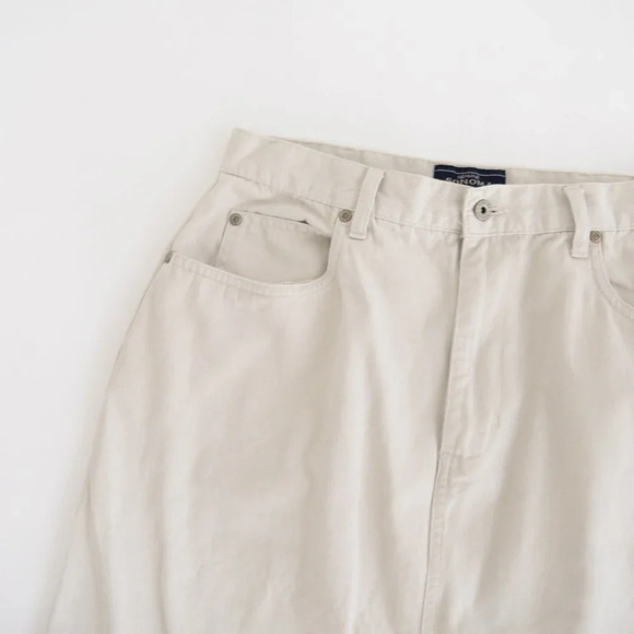 Sonoma Beige 100% Cotton Maxi Skirt Size 12 - Picture 10 of 13